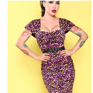 Deadly Dames Poison Ivy dress sz M